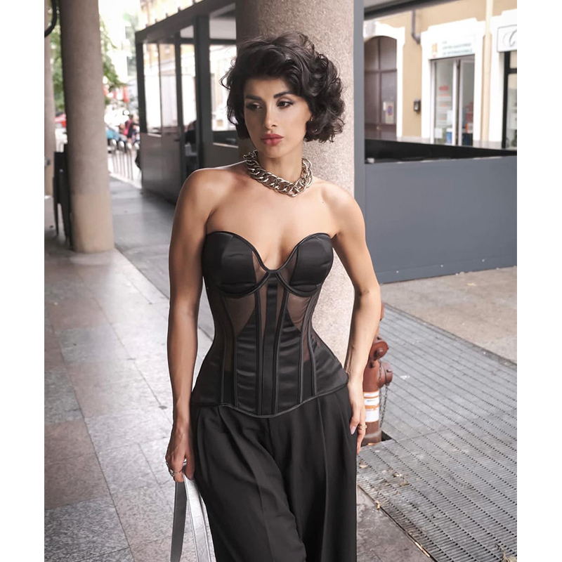 Boning Corset Steel - Steel Bone Women Sexy Mesh Bra
