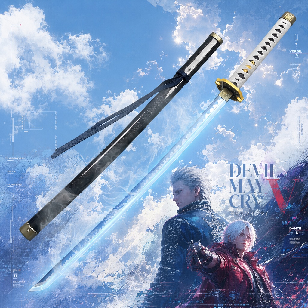Cosplay Prop Katana - 40inch Devil May Cry DMC Vergil