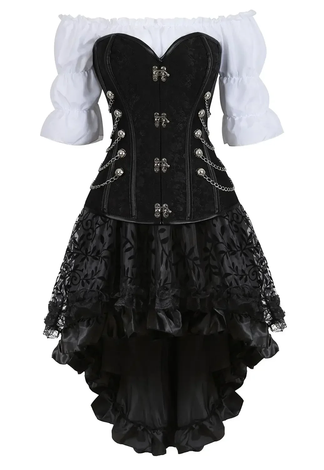 Boning Corset Steel - Womens Pirate Corset Leather Steel Bone