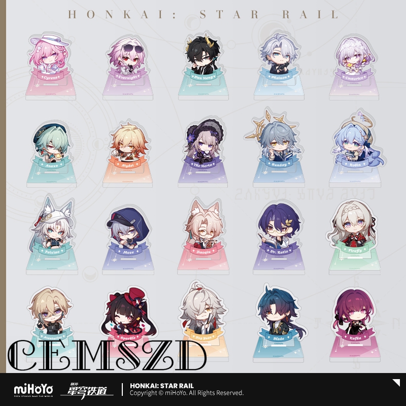 [Genuine] Game Honkai Star Rai - Acrylic Cosplay Prop recension och pris