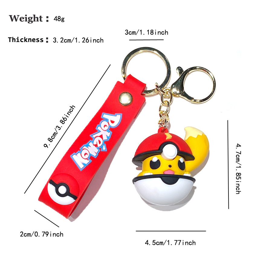 Pikachu Poké Ball Keychain for - Pokeball Cosplay Prop recension och pris