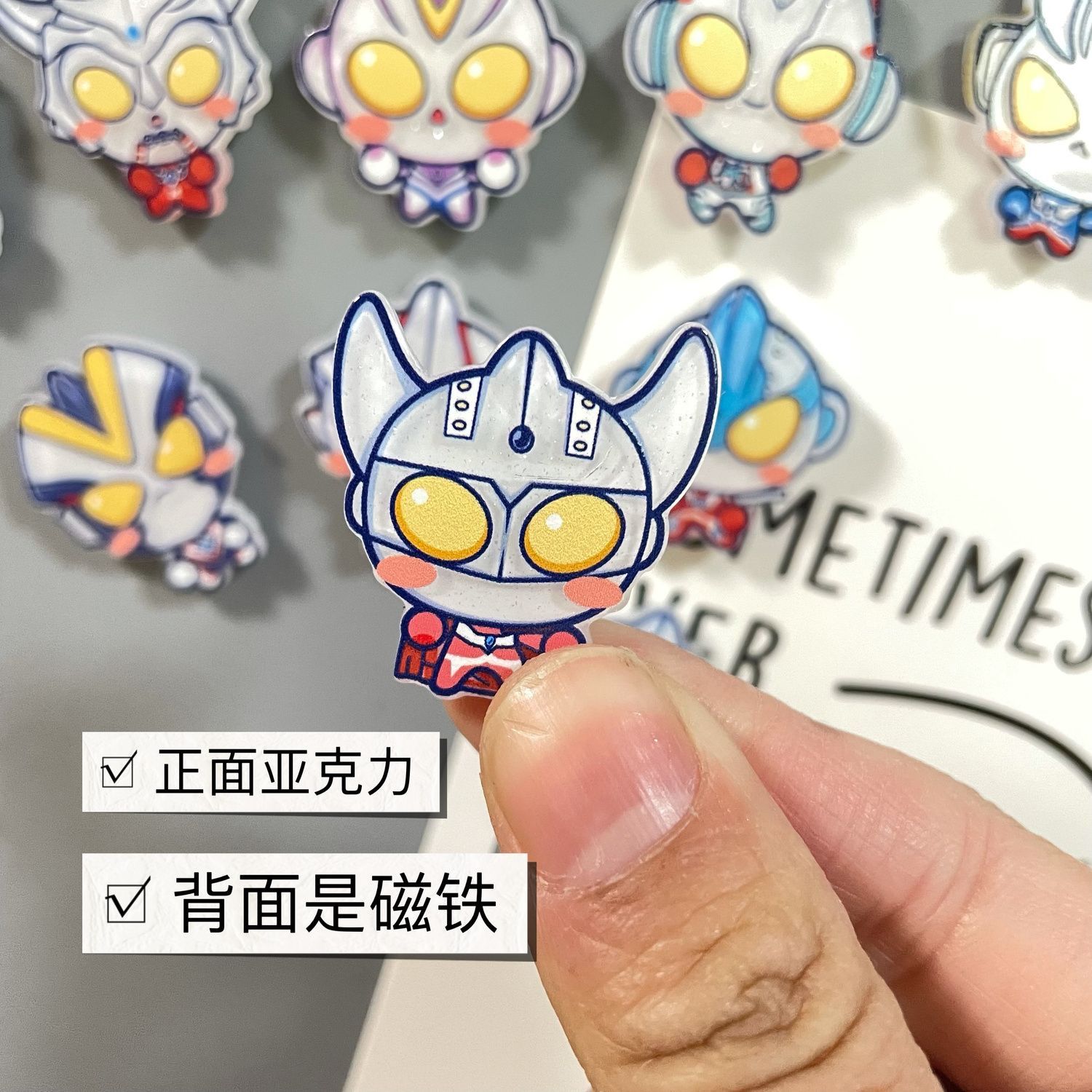 Creative cartoon Cool Ultraman - Acrylic Cosplay Prop recension och pris