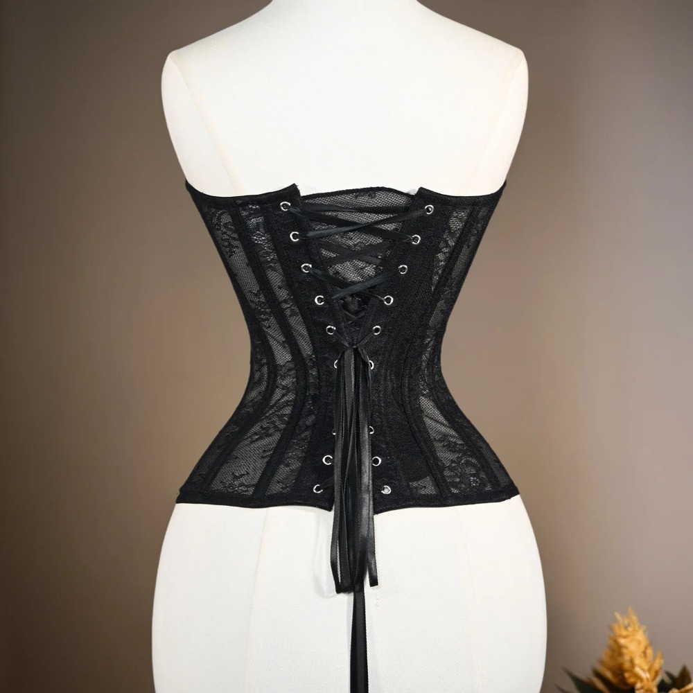 Women Mesh Corset Busiter Over - Boning Corset Steel recension och pris