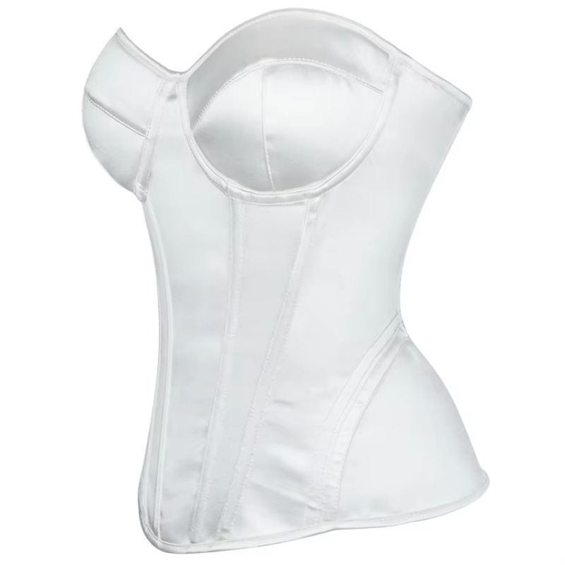 White Corset for Women Overbus - Boning Corset Steel recension och pris
