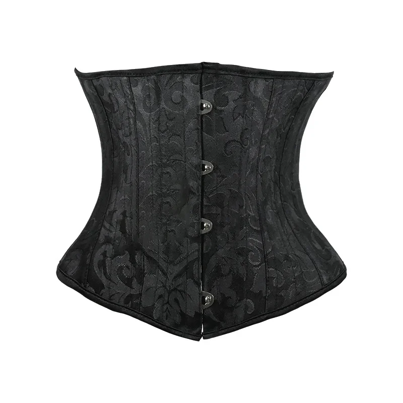 Underbust White Black Corset W - Boning Corset Steel recension och pris