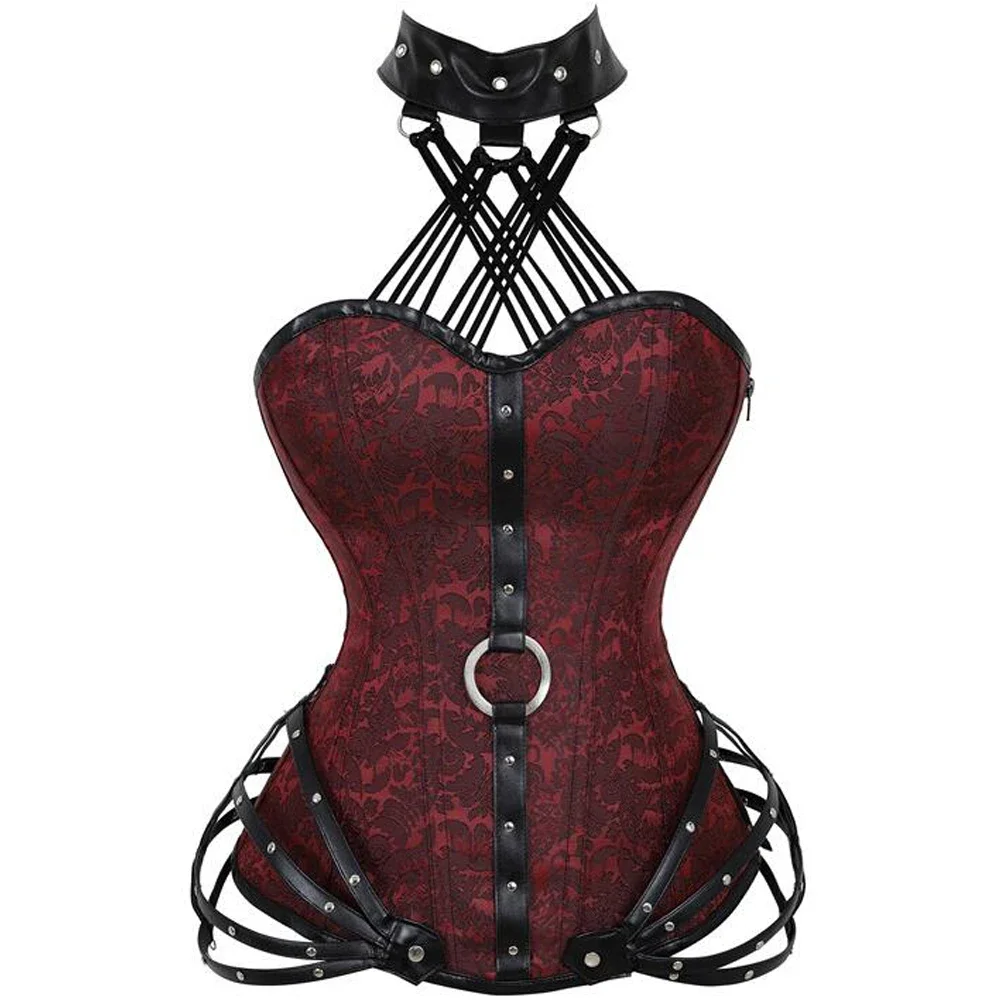 Gothic Steampunk Corset Tops w - Boning Corset Steel recension och pris