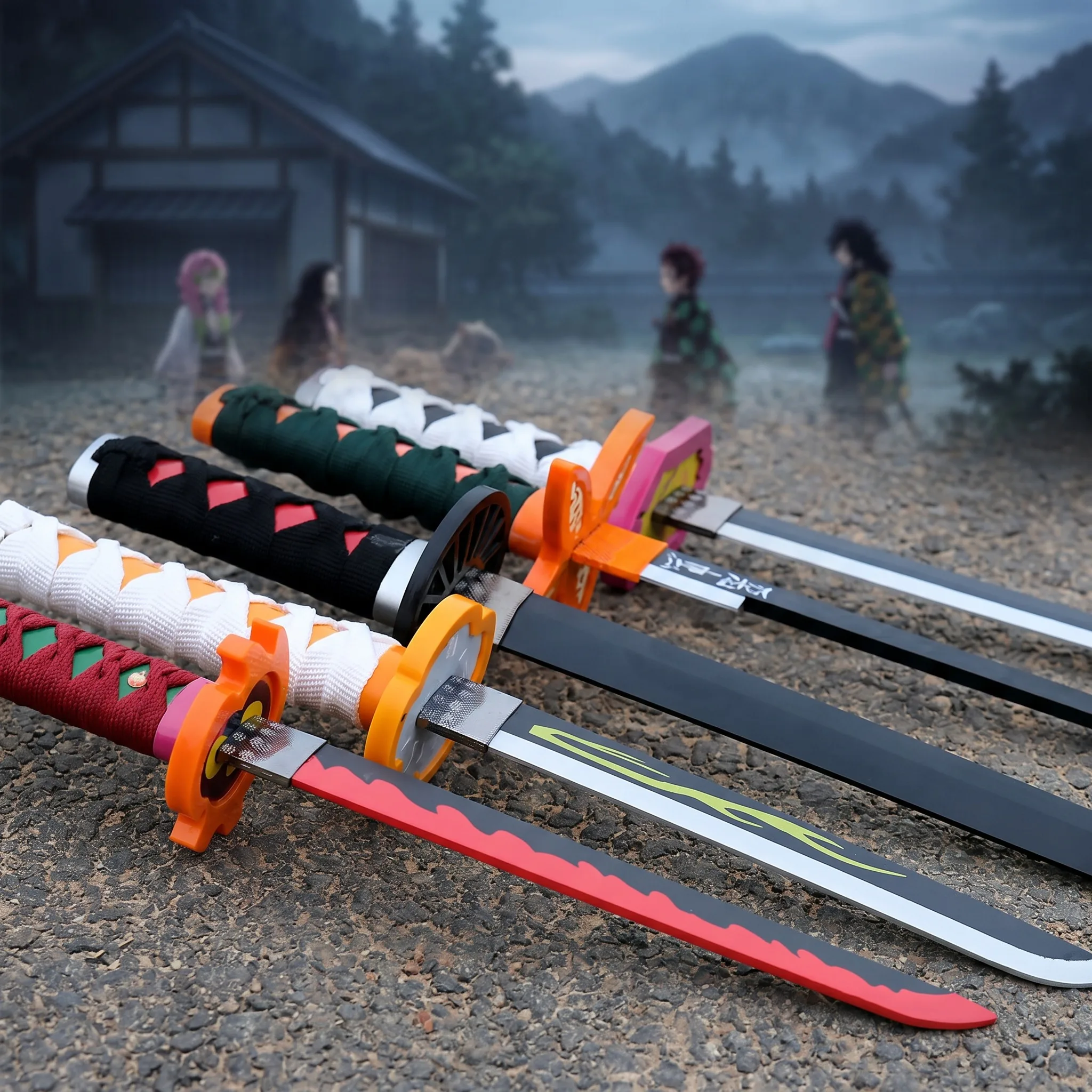 72 104cm Demon Slayer Katana T - Cosplay Prop Katana recension och pris