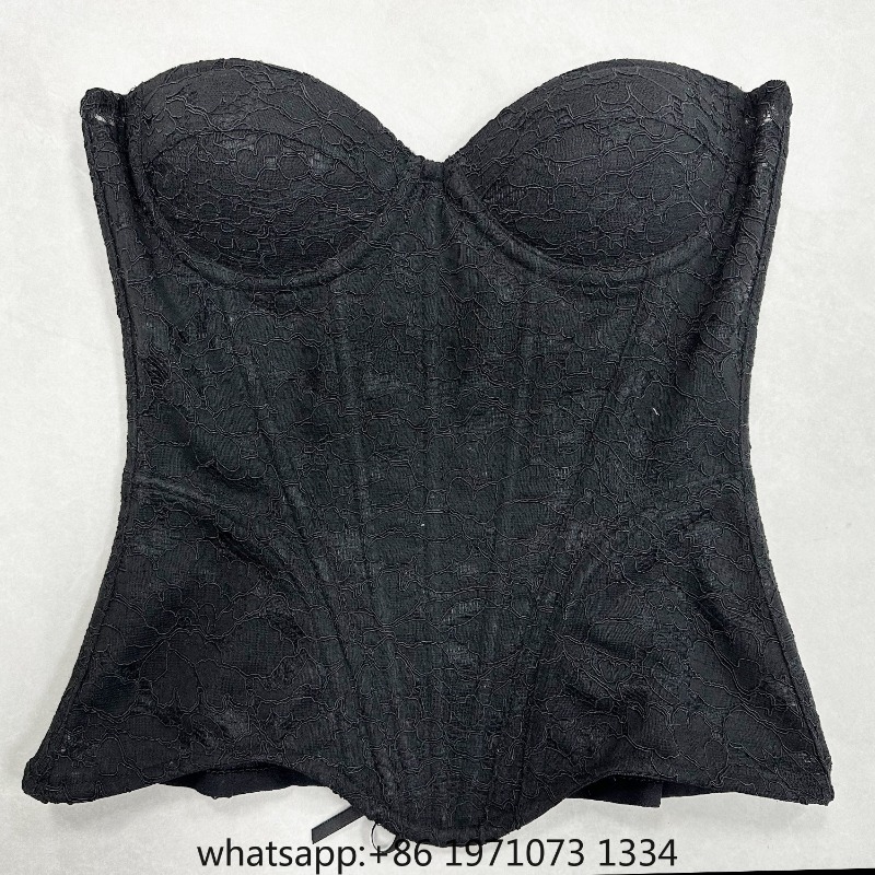 Women Lace Corset Bustier Over - Boning Corset Steel recension och pris
