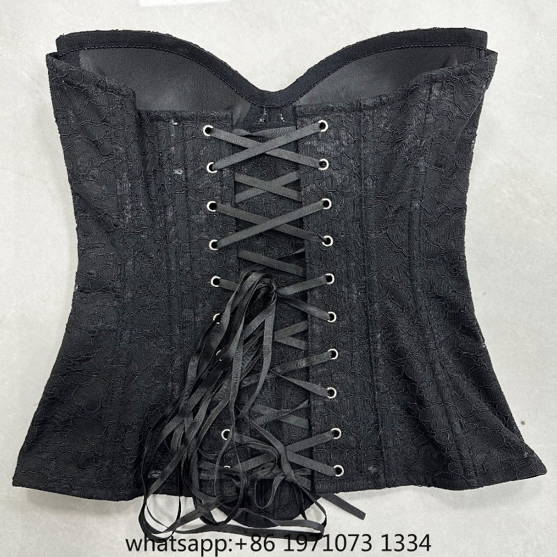 Women Lace Corset Bustier Over - Boning Corset Steel recension och pris
